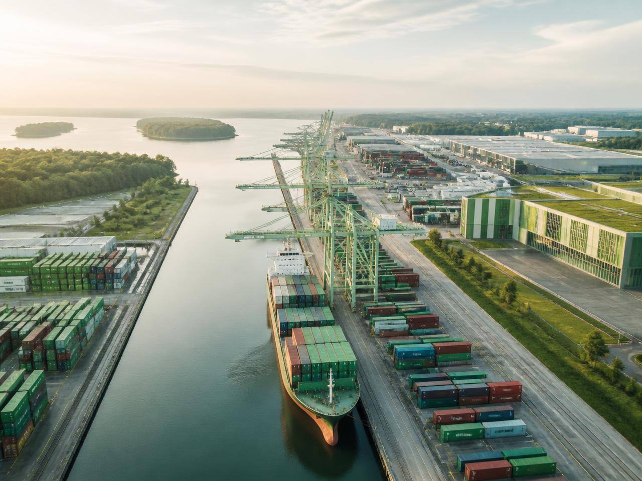 Logistikanlage als Beispiel für Sachwertinvestitionen